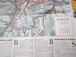 Berdorf, Luxembourg -travel brochure / map - matkailuesite / kartta