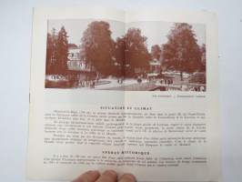 Mondorf-Les Baines, Luxembourg -travel brochure / map - matkailuesite / kartta