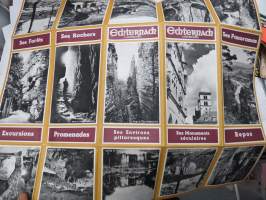Echternach, Luxembourg -travel brochure / map - matkailuesite / kartta