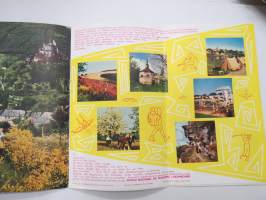 Echternach, Luxembourg -travel brochure / map - matkailuesite / kartta