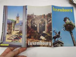 Echternach, Luxembourg -travel brochure / map - matkailuesite / kartta