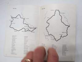 G.D. Luxembourg - tourist information, Luxembourg -travel brochure / map - matkailuesite / kartta