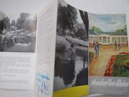 Mondorf les Bains, Luxembourg - tourist information, Luxembourg -travel brochure / map - matkailuesite / kartta