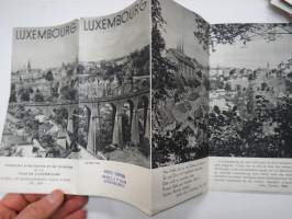 Mondorf les Bains, Luxembourg - tourist information, Luxembourg -travel brochure / map - matkailuesite / kartta