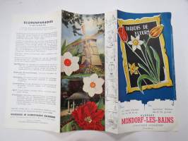 Mondorf les Bains, Luxembourg - tourist information, Luxembourg -travel brochure / map - matkailuesite / kartta