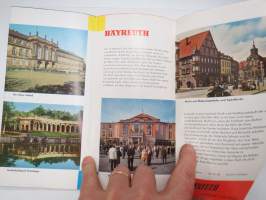 Bayreuth, Deutschland - tourist information, Germany -travel brochure / map - matkailuesite / kartta