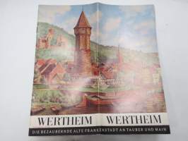 Wertheim, Deutschland - tourist information, Germany -travel brochure / map - matkailuesite / kartta