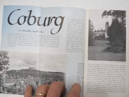 Coburg, Deutschland - tourist information, Germany -travel brochure / map - matkailuesite / kartta