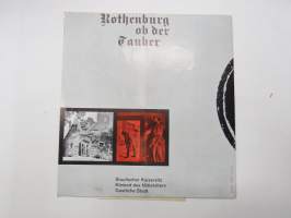 Rothenburg ob der Tauber, Deutschland - tourist information, Germany -travel brochure / map - matkailuesite / kartta