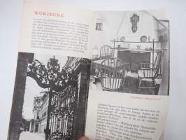 Würzburg, Deutschland - tourist information, Germany -travel brochure / map - matkailuesite / kartta