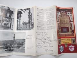 Weikersheim, Deutschland - tourist information, Germany -travel brochure / map - matkailuesite / kartta