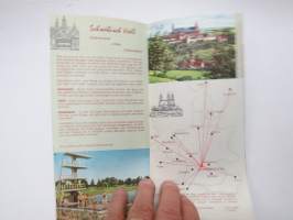 Schwäbisch Hall, Deutschland - tourist information, Germany -travel brochure / map - matkailuesite / kartta