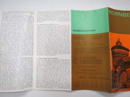 Nürnberg, Deutschland - tourist information, Germany -travel brochure / map - matkailuesite / kartta