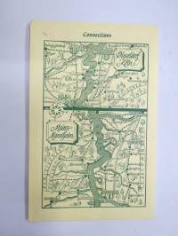 The Course of the Rhein from Mainz to Cologne, Germany -travel brochure / map - matkailuesite / kartta