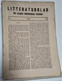 Litteraturblad - För allmän medborgerlig bildning 1859 årsgång 1-12