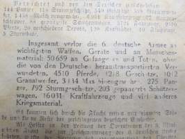 Sondermeldung - Verluste der Deutschen und die Beute der Truppen der 3. Ukrainischen Front... -venäläisten lentolehtinen saksalaisille