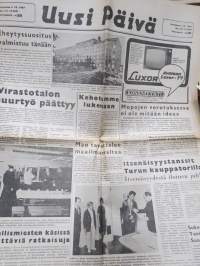 Uusi Päivä, 5.10.1967, Turussa ilmestynyt kommunistinen sanomalehti