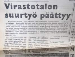 Uusi Päivä, 5.10.1967, Turussa ilmestynyt kommunistinen sanomalehti