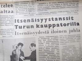 Uusi Päivä, 5.10.1967, Turussa ilmestynyt kommunistinen sanomalehti