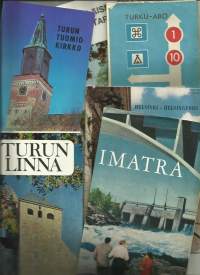 Turku yms   erä matkailuesitteitä n 10 kpl 1970-luku - matkailuesite