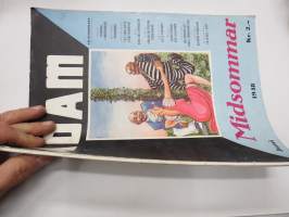 Adam 1948 nr 6 -ruotsalainen ajanvietelehti / swedish novelty magazine