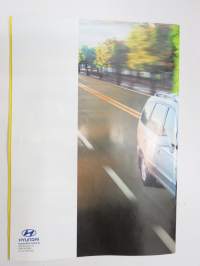 Hyundai Trajet 2001 -myyntiesite / sales brochure