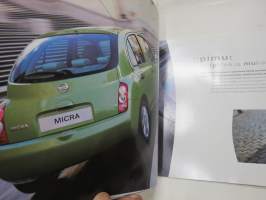 Nissan Micra 2004 -myyntiesite / sales brochure