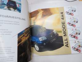 Nissan X-Trail 2003 -myyntiesite / sales brochure