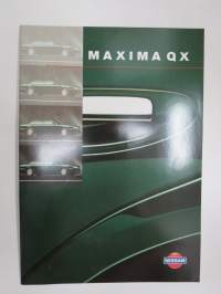 Nissan Maxima QX 1999 -myyntiesite / sales brochure