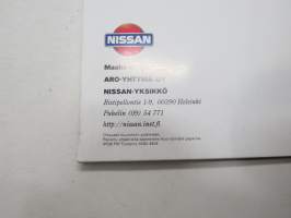 Nissan Maxima QX 1999 -myyntiesite / sales brochure