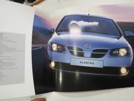 Nissan Almera 200? -myyntiesite / sales brochure