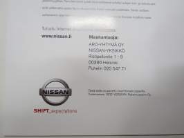 Nissan Almera 200? -myyntiesite / sales brochure