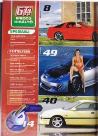 GTi Magazine 2003 N:o 8. Keskiaukeamakuva/kalenteri mukana. Katso sisältö kuvista
