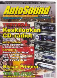 AutoSound 2003 N:o 3. Katso sisältö kuvista.