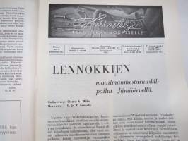 Harrastelija 1951 nr 8, Lennokkien MM Jämijärvi, Valoa nurkan taakse, Jokapaikan radio, Uusi helikopteri &quot;Hornet&quot;, Jokapojan vaaka, ym.