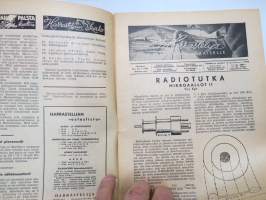 Harrastelija 1947 nr 12, sis. mm. Kuukauden mallikone Avro &quot;Anson XII&quot;, Perunapyssy, Moottoripyörän trimmaus, 1-Putkinen lyhytaaltovastaanotin, ym.