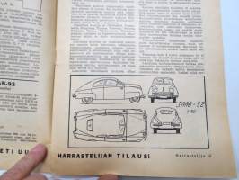 Harrastelija 1947 nr 12, sis. mm. Kuukauden mallikone Avro &quot;Anson XII&quot;, Perunapyssy, Moottoripyörän trimmaus, 1-Putkinen lyhytaaltovastaanotin, ym.