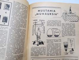 Harrastelija 1947 nr 12, sis. mm. Kuukauden mallikone Avro &quot;Anson XII&quot;, Perunapyssy, Moottoripyörän trimmaus, 1-Putkinen lyhytaaltovastaanotin, ym.