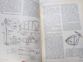 Harrastelija 1951 nr 6-7, 4. Hiilimikrofoni, Helikopteria rakentamaan, Puutarhahara, H0 makuuvaunu, Laivojen hautausmaa, Filmauskoneen rakentaminen, ym.