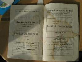 loimaan seurakunnan 500-wuotisjuhla. loimaalla 19-20 päivinä elokuuta 1939 . VAKITA.N tarjous helposti s-m koko  paketti 19x36 x60 cm paino 35kg 5e