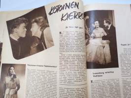 Elokuva-Aitta 1955 nr 23, Kansikuva Tarmo Manni, Jussit, Vico Torriani, Meiling Axberg, Simba, Kaunis Kaarina, Gina Lollobrigida, ym.