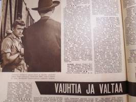 Elokuva-Aitta 1955 nr 23, Kansikuva Tarmo Manni, Jussit, Vico Torriani, Meiling Axberg, Simba, Kaunis Kaarina, Gina Lollobrigida, ym.