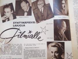 Elokuva-Aitta 1955 nr 22, Kansikuva Greta Garbo, Kun tähdet olivat mykkiä, Elokuva 60 vuotta, Kuvaushallin hiljaiseloa, &quot;Rotat&quot;, Maria Schell,Bette Davis, ym.