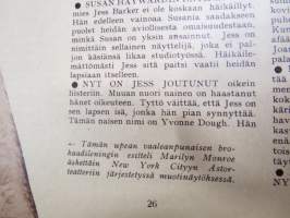 Elokuva-Aitta 1955 nr 20, Kansikuva Richard Egan, Elokuvien arvostu, Jämijärven lakeudet Ukrainan aroina, Danny Kaye, Kamerat käyvät Ealingissä, Marilyn Monroe, ym.