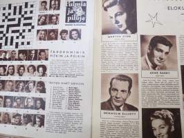 Elokuva-Aitta 1955 nr 19, Kansikuva Danny Kaye, Kirsti Ortola, Rita Moreno, Kihlaus, Francoise Arnoul, ym.