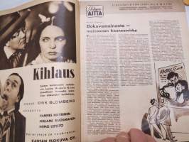 Elokuva-Aitta 1955 nr 16, Kansikuva Grace Kelly, Villi Pohjola, Elokuvamainonta, Tähtien yöpaidat - Marilyn Monroe, Näyttämöväki Pajulahdessa, Jack Lemmon, ym.