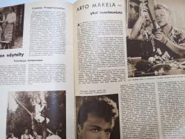 Elokuva-Aitta 1955 nr 16, Kansikuva Grace Kelly, Villi Pohjola, Elokuvamainonta, Tähtien yöpaidat - Marilyn Monroe, Näyttämöväki Pajulahdessa, Jack Lemmon, ym.