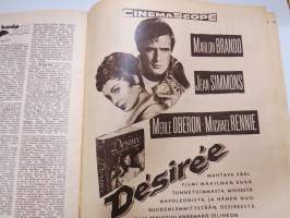 Elokuva-Aitta 1955 nr 16, Kansikuva Grace Kelly, Villi Pohjola, Elokuvamainonta, Tähtien yöpaidat - Marilyn Monroe, Näyttämöväki Pajulahdessa, Jack Lemmon, ym.