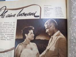 Elokuva-Aitta 1955 nr 13, Kansikuva Richard Burton, Rory Calhoun, Huumma (Delirio), Viettelysten tie, Inga-BRitt Söderberg, Diane Cilento, ym.