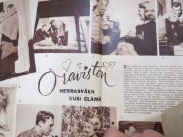 Elokuva-Aitta 1955 nr 6, Kansikuva Pirjo Vaasti, Tanskan Palladium, Wilho Ilmari, Naisen kohtalo, Sarita Montiel, Teija Sopanen &amp; Matti Oravisto, Louis Jourdan, ym.